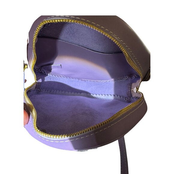 Portland Leather Large Circle Crossbody - Picture 4 of 5